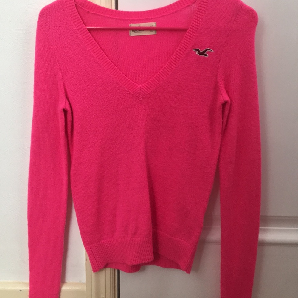 Hot pink Hollister sweater